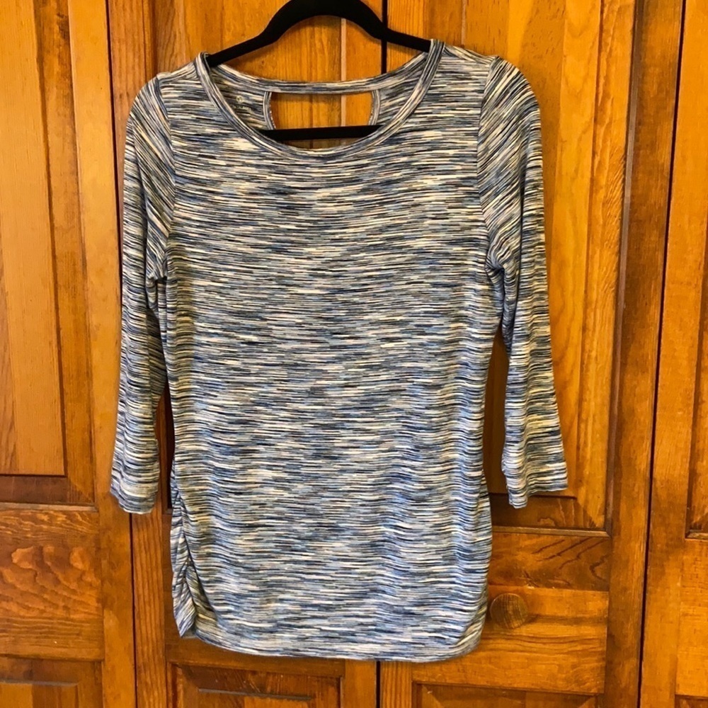 T by Talbots Space Dye Popover Top Size Small